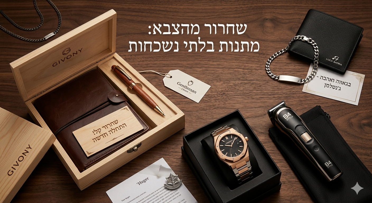 רעיונות יצירתיים למתנות לשחרור