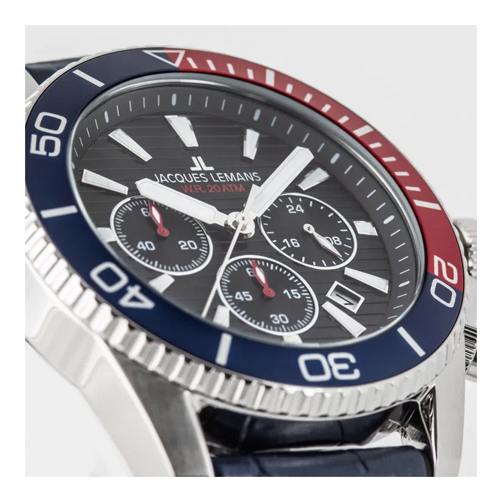 שעון יד לגבר 1-2206D Liverpool Diver JACQUES LEMANS