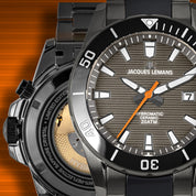 שעון יד לגבר JACQUES LEMANS HYBROMATIC LIMITED EDITION 1-2222A