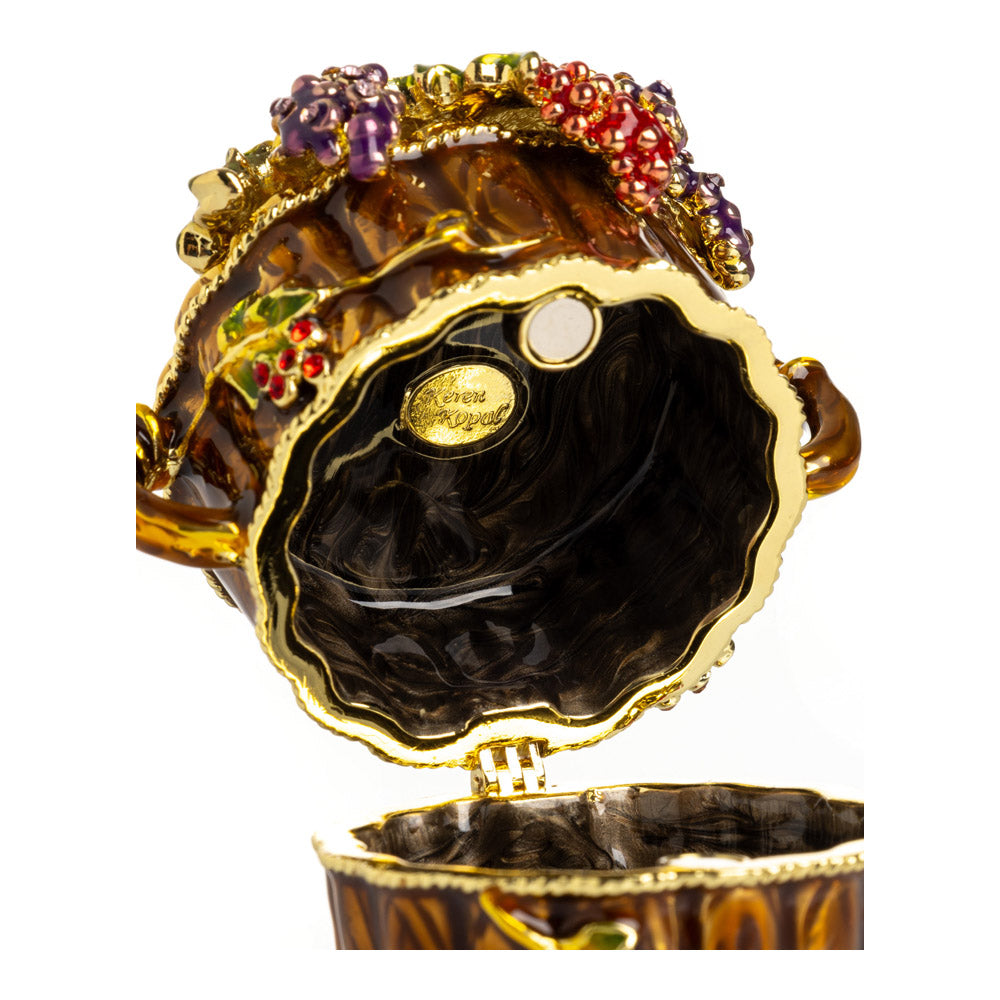 קופסת תכשיטים דלי יין וענבים BX1060