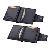 ארנק עור איטלקי RFID שחור