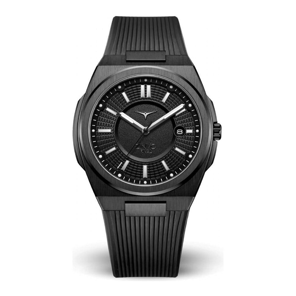 שעון יד לגבר ZINVO מסדרת RIVAL דגם BLACK