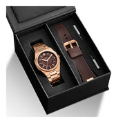 שעון יד לגבר ZINVO מסדרת RIVAL דגם ROSE GOLD