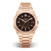 שעון יד לגבר ZINVO מסדרת RIVAL דגם ROSE GOLD