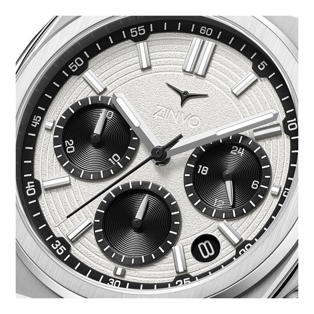 שעון יד לגבר ZINVO מסדרת CHRONO דגם PANDA