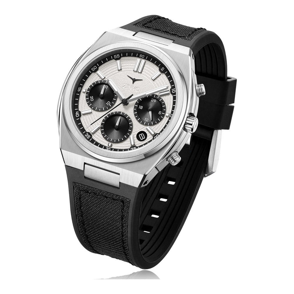 שעון יד לגבר ZINVO מסדרת CHRONO דגם PANDA