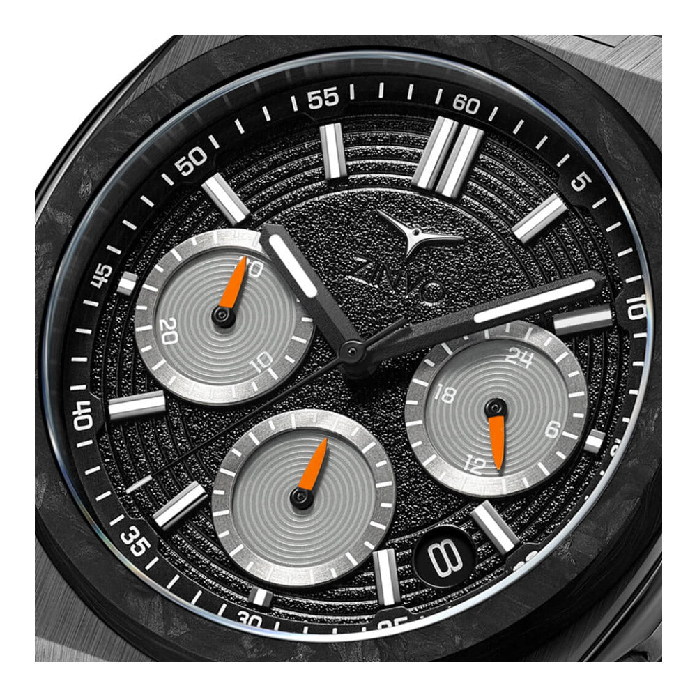 שעון יד לגבר ZINVO מסדרת CHRONO דגם VENOM