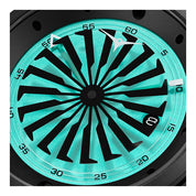שעון יד לגבר ZINVO מסדרת BLADE דגם CYAN