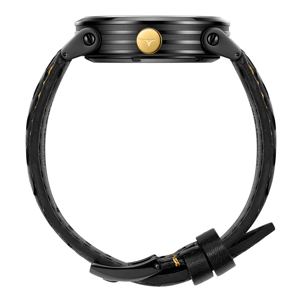 שעון יד לגבר ZINVO מסדרת BLADE דגם Cobra Black