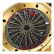 שעון יד לגבר ZINVO מסדרת BLADE דגם Cobra Gold