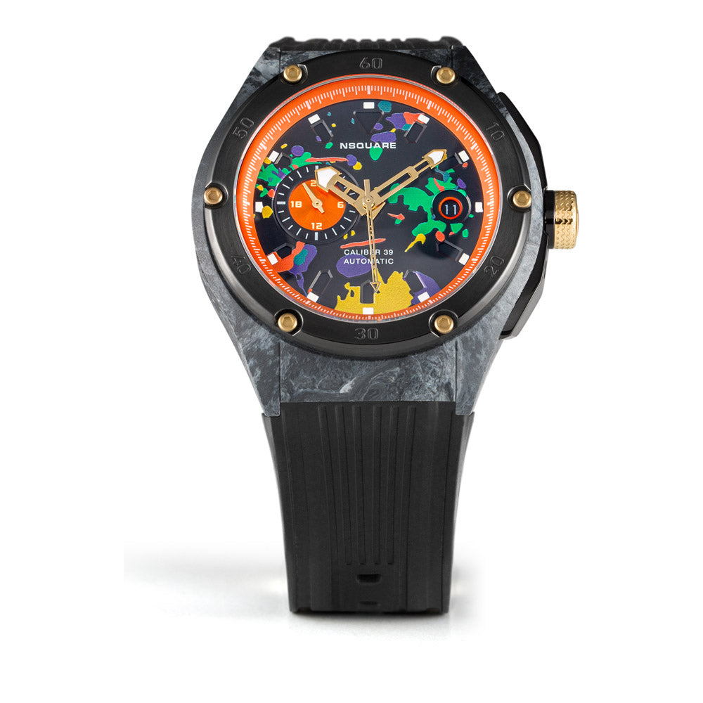 שעון יד לגבר NSQUARE דגם Multicoloured N39.2