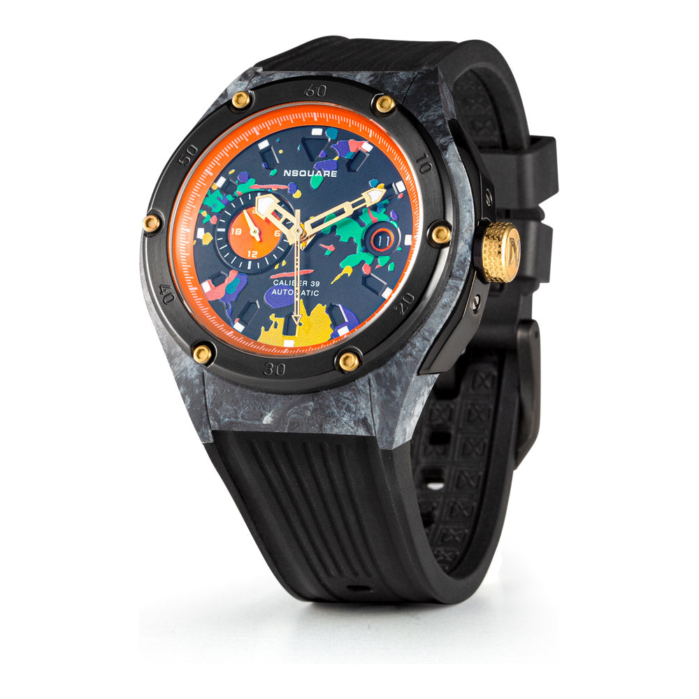 שעון יד לגבר NSQUARE דגם Multicoloured N39.2