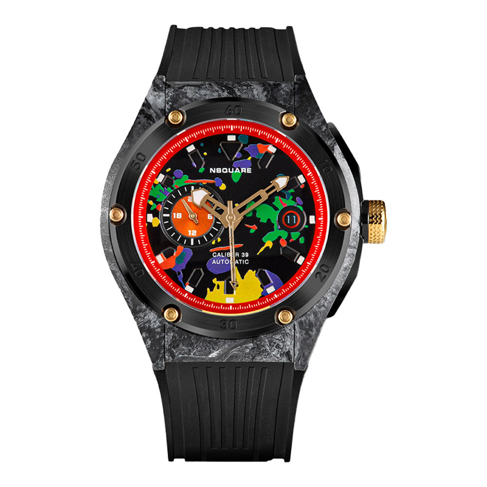 שעון יד לגבר NSQUARE דגם Multicoloured N39.2