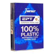 קלפים EPT לפוקר 100% פלסטיק כחול