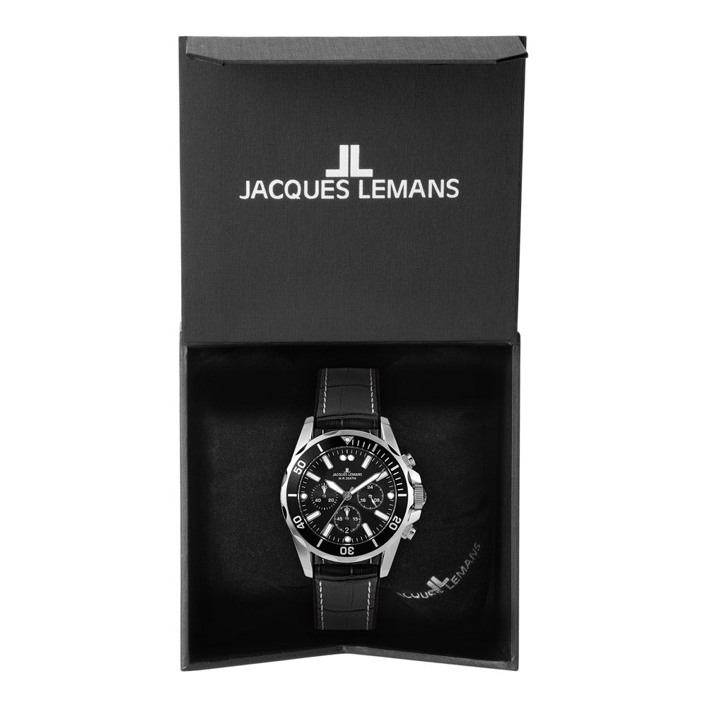 שעון יד לגבר JACQUES LEMANS 1-2091A