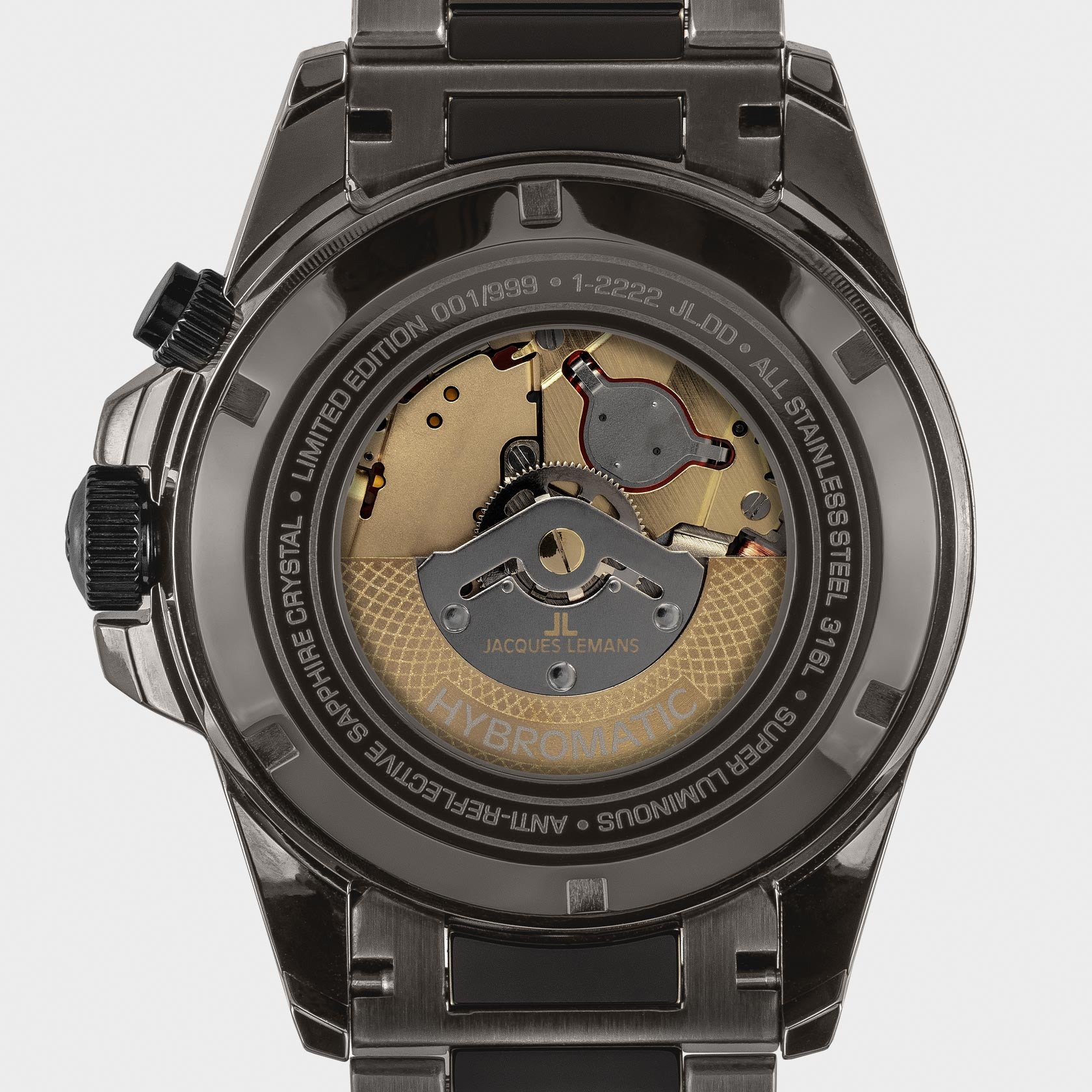 שעון יד לגבר JACQUES LEMANS HYBROMATIC LIMITED EDITION 1-2222A