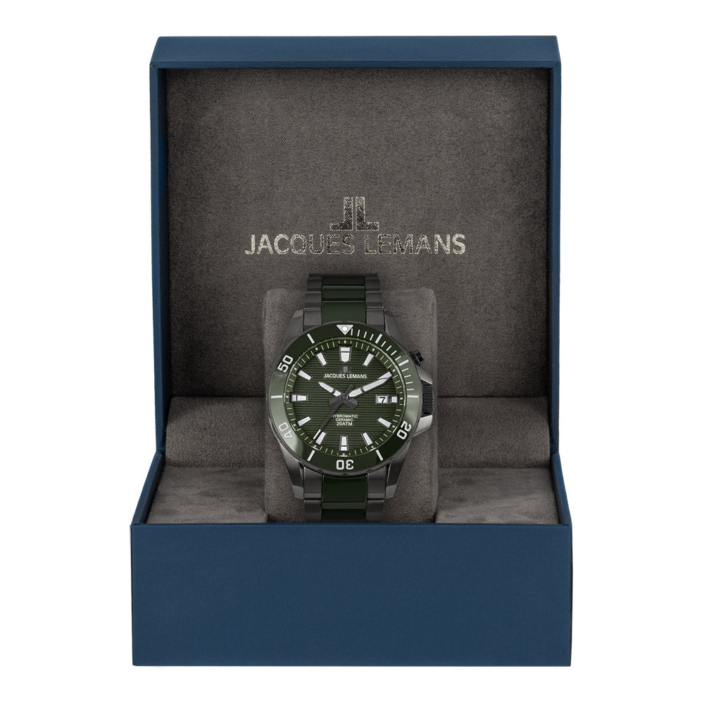 שעון יד לגבר JACQUES LEMANS HYBROMATIC LIMITED EDITION 1-2222F