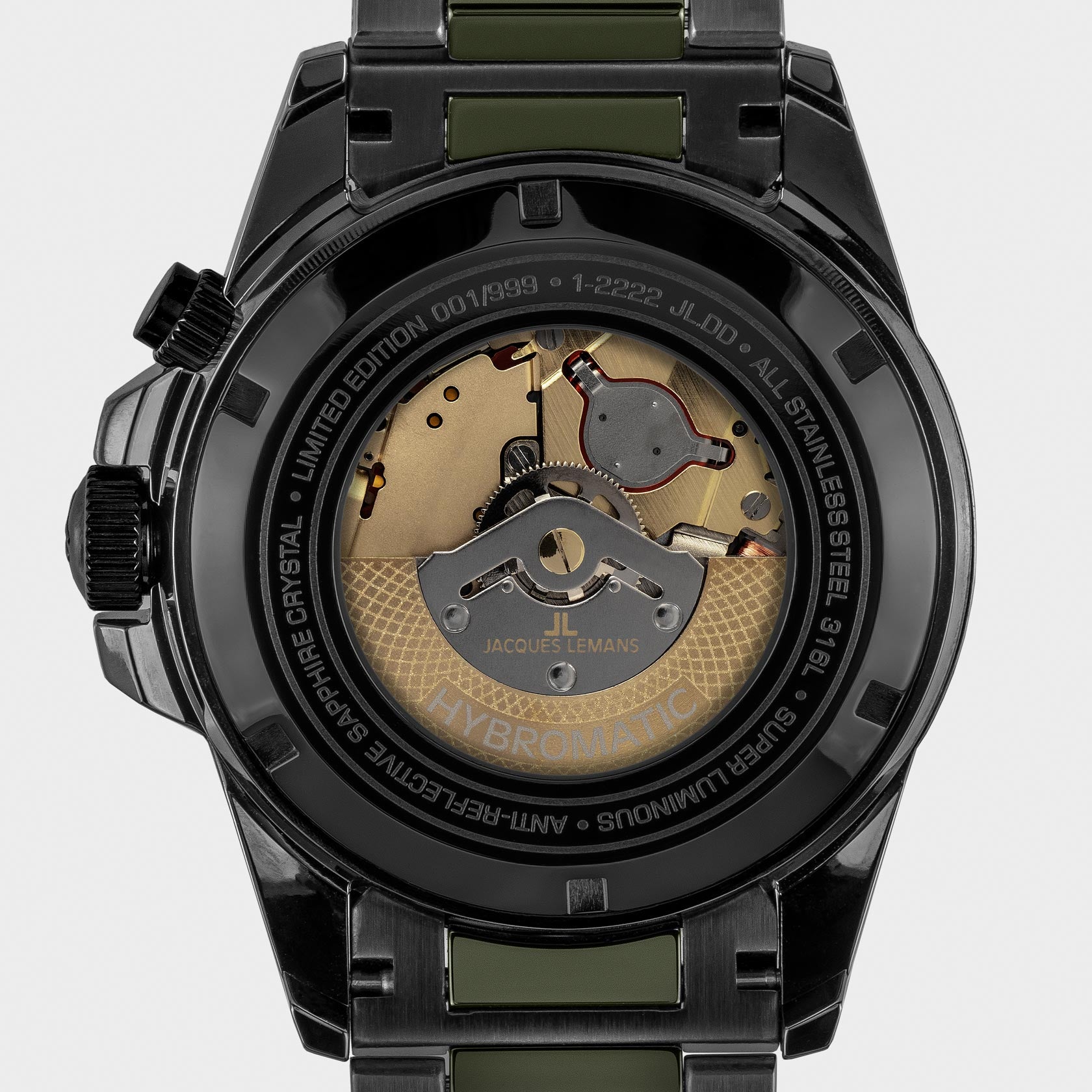 שעון יד לגבר JACQUES LEMANS HYBROMATIC LIMITED EDITION 1-2222F