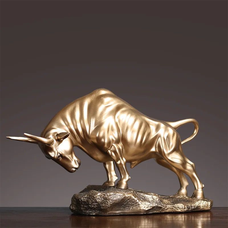 GOLD BULL פסל יוקרתי שור הזהב