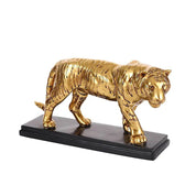 GOLDEN TIGER פסל טיגריס יוקרתי מוזהב