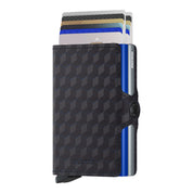 ארנק SECRID כרטיסים נשלפים Twinwallet Optical Titanium-Blue