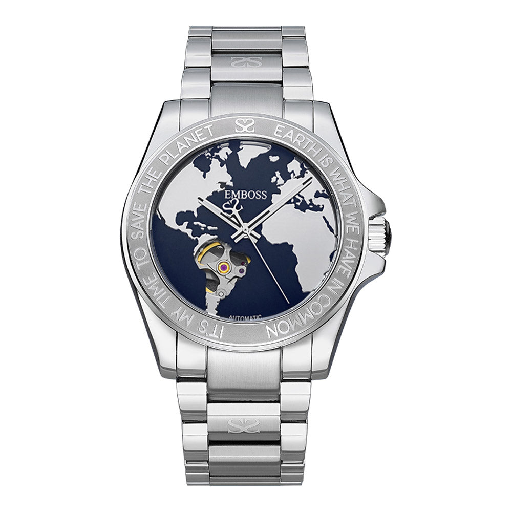 שעון יד לגבר EMBOSS Save The Planet EMSPMUSSNMS000