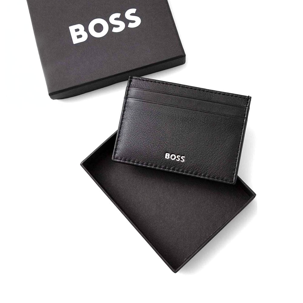 ארנק סופ"ש שחור לגבר Hugo Boss