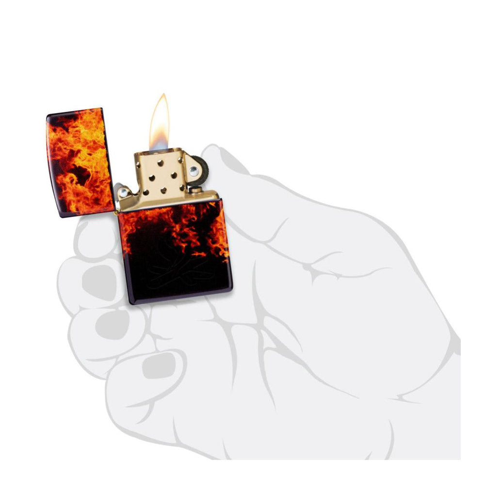 מצית זיפו עיצוב מדורה