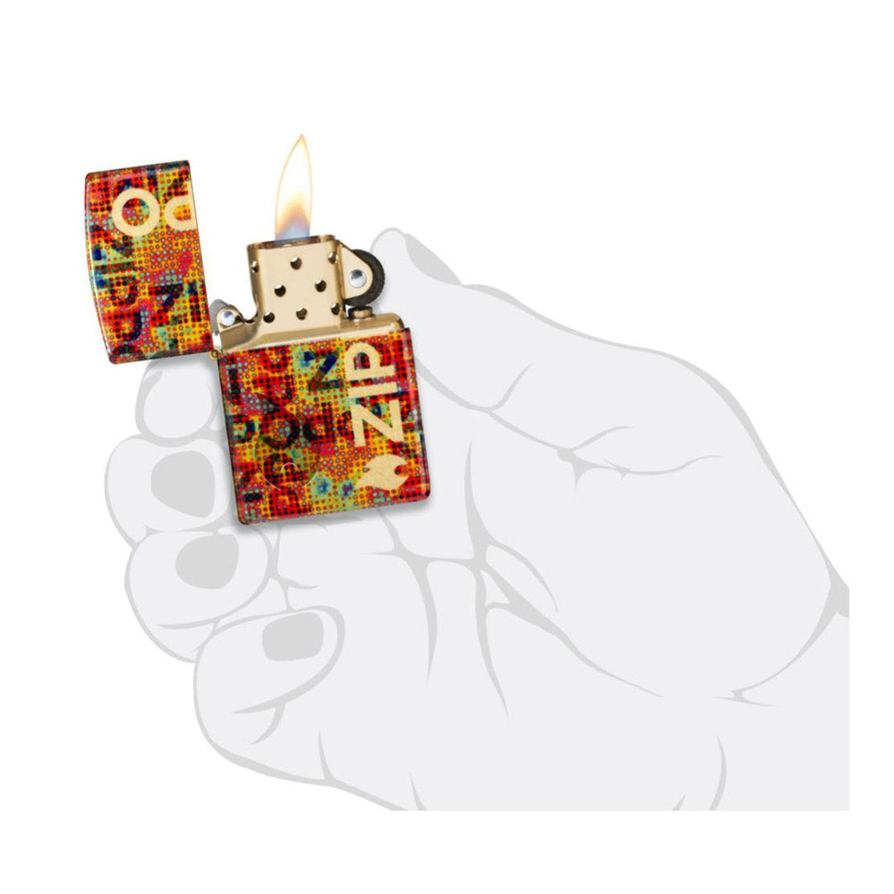 מצית זיפו צבעונית