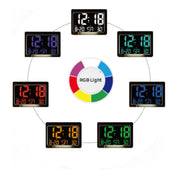 שעון קיר/שולחני RGB מחליף צבעים