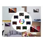 שעון קיר/שולחני RGB מחליף צבעים