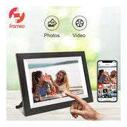 מסגרת דיגיטלית חכמה עם Wi-Fi ואפליקציה ייעודית