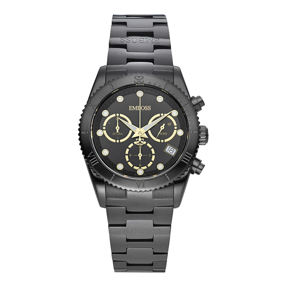 שעון יד לאישה Emboss Scuba Lady EMSCFCBKBMB000