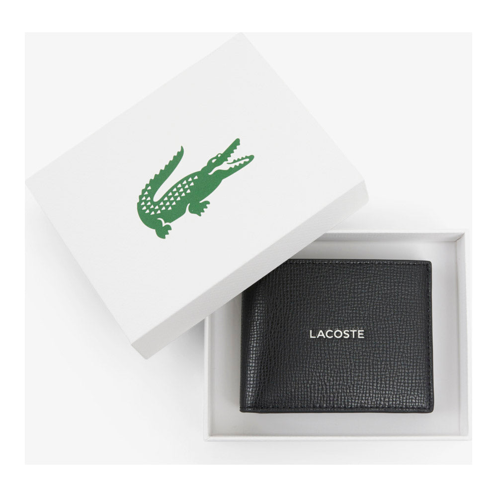 ארנק עור קומקפטי LACOSTE לגבר NH5052OI 000