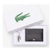 סט LACOSTE הכולל ארנק ומחזיק מפתחות יוקרתי NH5083FG R66