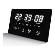 שעון קיר דיגיטלי ספרות לבנות 36X22