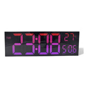 שעון קיר LED מחליף צבעים