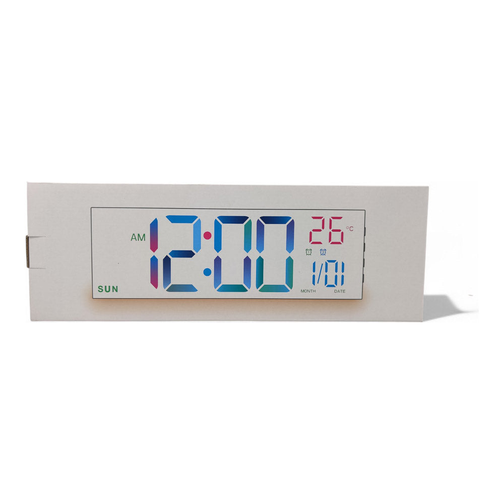 שעון קיר LED מחליף צבעים
