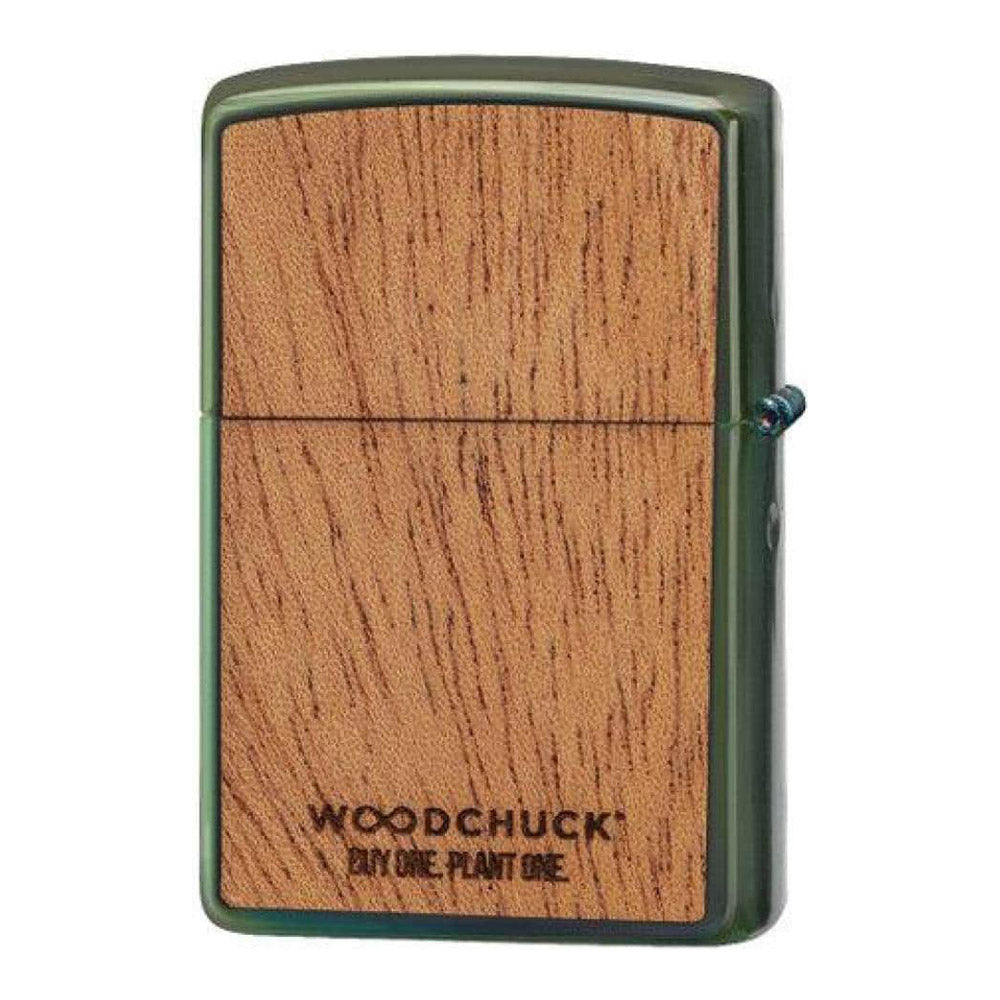 מצית זיפו WOOD CHUCK ירוקה