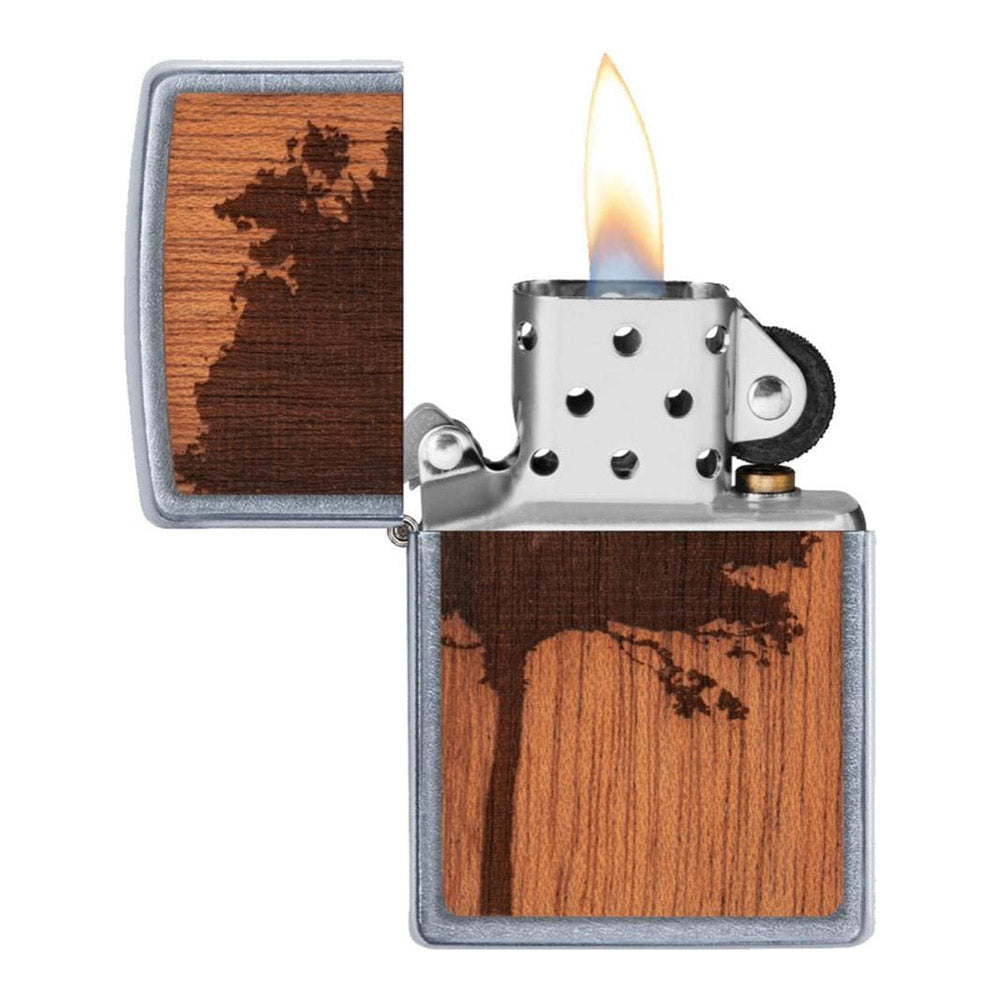 מצית זיפו WOOD CHUCK + פותחן