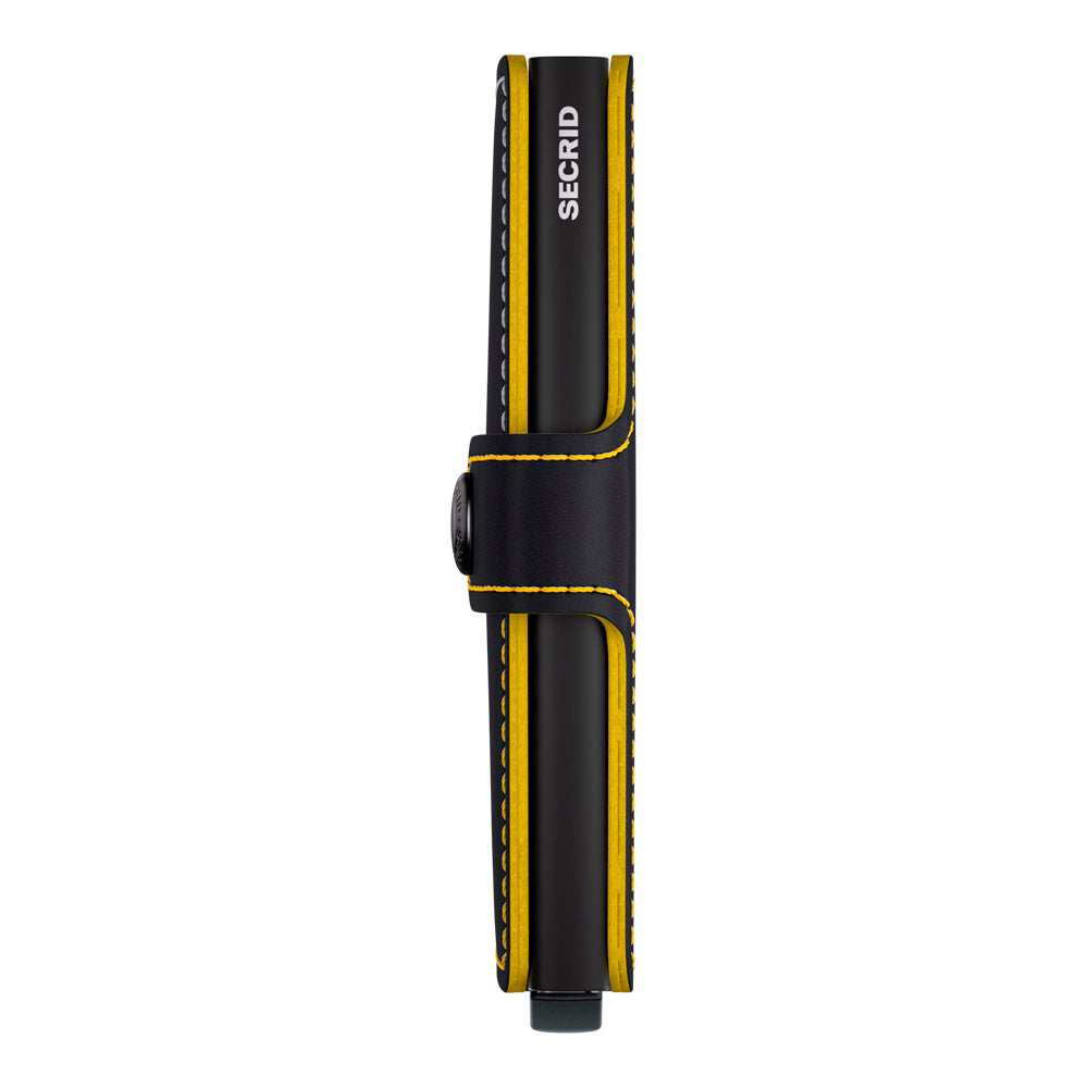 ארנק SECRID כרטיסים נשלפים Mini wallet Matte Black & Ochre