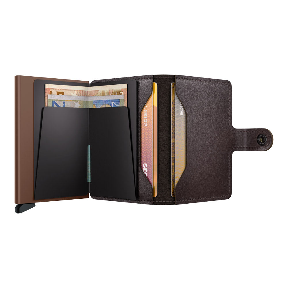 ארנק SECRID כרטיסים נשלפים Mini wallet Original Chocolate