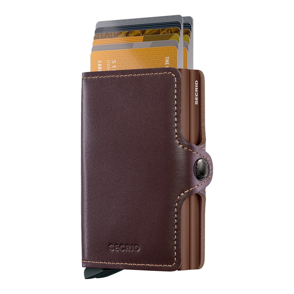 ארנק SECRID כרטיסים נשלפים Twinwallet Original Chocolate