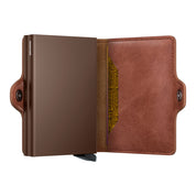 ארנק SECRID כרטיסים נשלפים Twinwallet Vintage Cognac-Brown