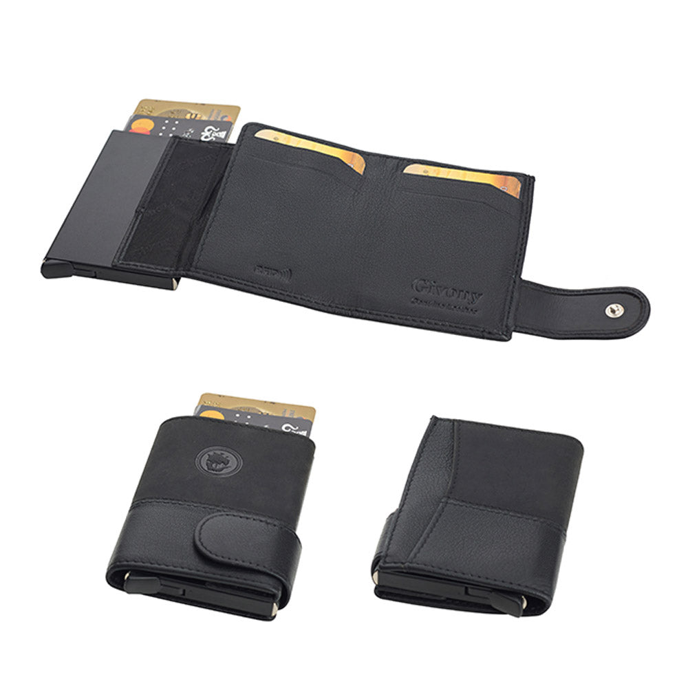 ארנק בטיחות RFID + NFC שולף כרטיסי אשראי