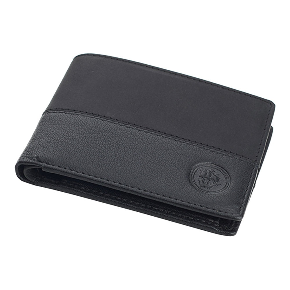 ארנק בטיחות שחור RFID + NFC מעור נייקד