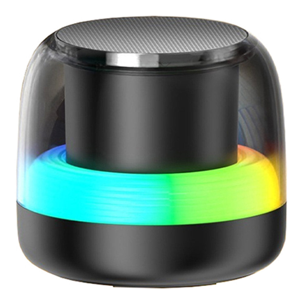 רמקול BT שחור עם תאורת אווירה 5W RGB