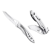 סכין חלקה ומשוננת מסדרת SKELETOOL