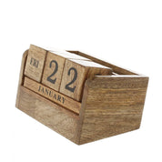 מעמד "קלנדר" עם קוביות תאריך
