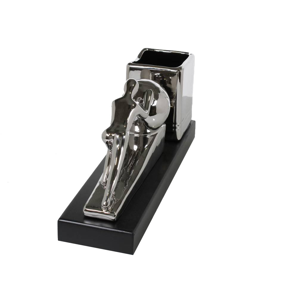 מעמד שולחני "עוצמה" עם כוס לעטים